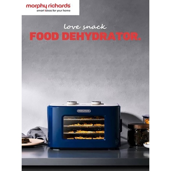 เครื่องอบผลไม้แห้ง Morphy Richards Food Dehydrator เครื่องถนอมอาหาร เตาอบลมร้อน ตู้อบเนื้อแห้ง เครื่องอบแห้ง อบสมุนไพร