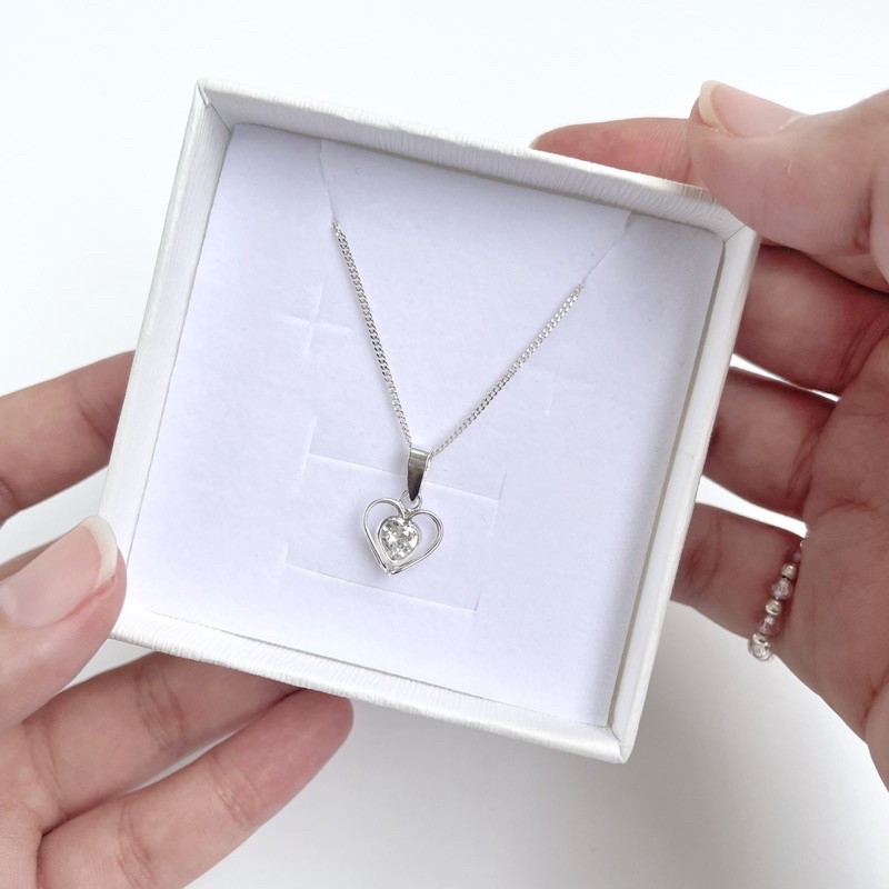 ( Adelyn ) สร้อยคอเงินแท้ รุ่น LOLITA HEART