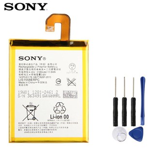 แบตเตอรี่ SONY Xperia Z3 L55T L55U D6653 D6633 D6603 LIS1558ERPC ของแท้แบตเตอรี่ 3100 mAh