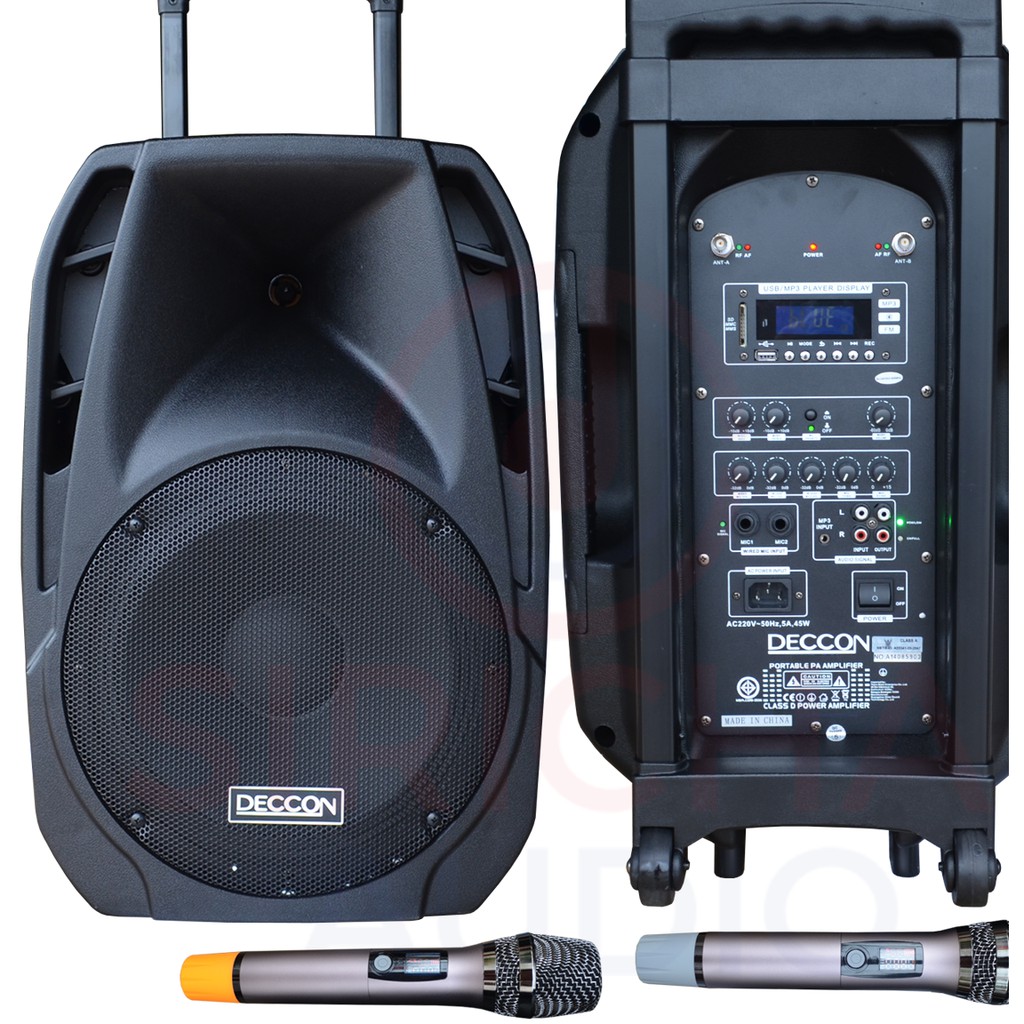 ลำโพงล้อลาก 15นิ้ว DECCON รุ่น AK15-201(DCK501U)