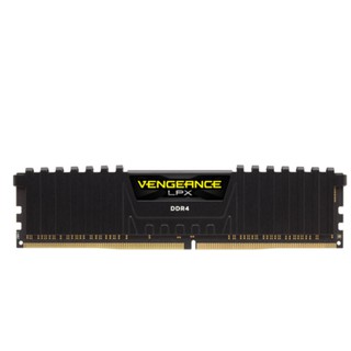 CORSAIR VENGEANCE LPX 16GB (16GBx1) DDR4/2666(BLACK) (CMK16GX4M1A2666C16)RAM PC(แรมพีซี)