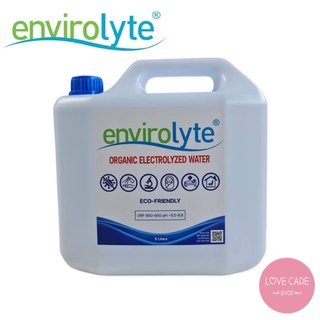 น้ำยาฆ่าเชื้อ envirolyte ขนาด 5 ลิตร ผลิตภัณฑ์ทำความสะอาดเชื้อโรคอเนกประสงค์ ปลอดภัย ปราศจากสารเคมี น้ำยาฆ่าเชื้อโควิด