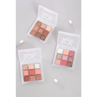 อายแชโดว์ เกาหลี ของแท้ 100% พาเลทอายแชโดว์ 9 สี เกาหลี เนื้อดินน้ำมัน เนื้อใยไหม ประกายชิมเมอร์-5099
