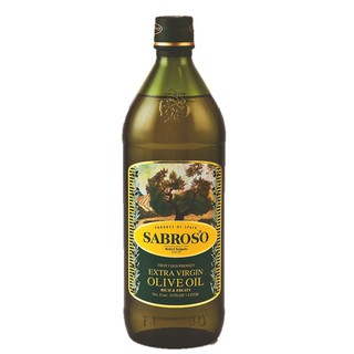 ซาโบรโซ่ น้ำมันมะกอก เอ็กซ์ตร้าเวอร์จิน 1 ลิตร Sabroso Extra Virgin Olive Oil 1 Liter