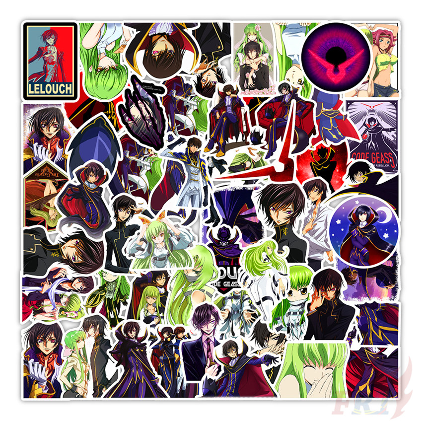 ❉ Code GEASS Lelouch of the Rebellion Series 01 - Anime Lelouch Lamperouge CC สติ๊กเกอร์ ❉ 50 ชิ้น/เ