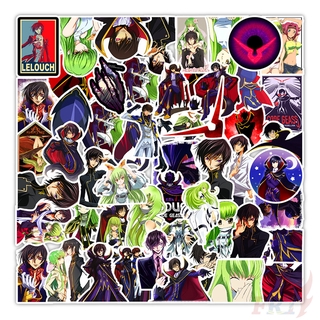 ❉ CODE GEASS Lelouch of the Rebellion Series 01 - Anime Lelouch Lamperouge C.C. สติ๊กเกอร์ ❉ 50Pcs/Set DIY Fashion Luggage Laptop Skateboard Decals Doodle สติ๊กเกอร์