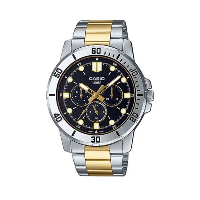 นาฬิกาผู้ชายผู้หญิง、นาฬิกาเด็ก ☛CASIO CE MTP VD300SG 1EUDF นาฬิกาผู้ชาย❂