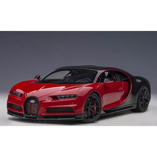 AUTOart 1/18 : 70996  BUGATTI CHIRON SPORT 2019 (ITALIAN RED/CARBON)