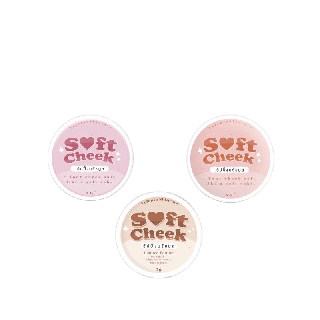 (พร้อมส่ง 4 สี)Soft cheek บลัชเนื้อมูส ติดแน่น กันน้ำ Velenta