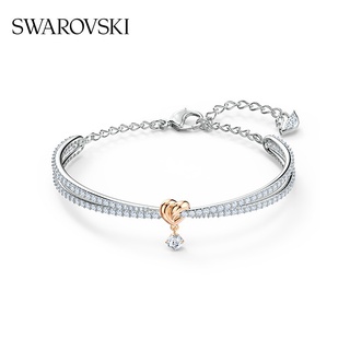 Swarovski สร้อยข้อมือ LIFELONG HRT คอลเลกชัน โรแมนติก รัก ปม หัวใจ สร้อยข้อมือ กําไลข้อมือ SWAROVSKI เครื่องประดับ ของขวัญครบรอบ ผู้หญิง