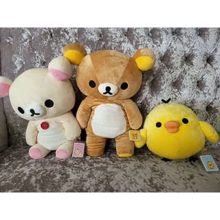 เซตตุ๊กตาริลัคคุมะ ออริจินัล คุมะ + โคริ + โทริ Rilakkuma Original