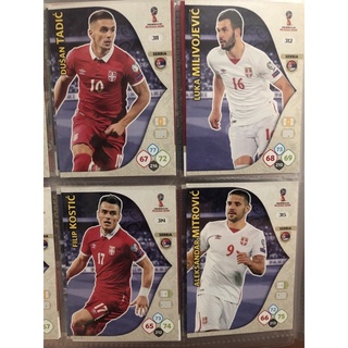 2018 Panini Adrenalyn XL World Cup Russia Soccer Cards Serbia