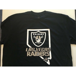 [COD]เสื้อยืด ผ้าฝ้าย พิมพ์ลาย Las Vegas Raiders เหมาะกับของขวัญวันเกิด สไตล์คลาสสิก สําหรับผู้ชายS-5XL