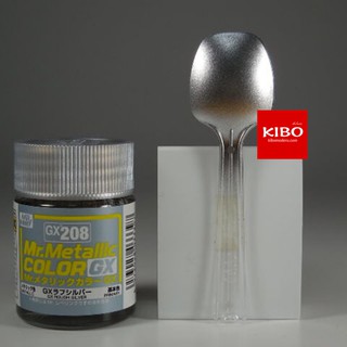 สีสูตรทินเนอร์ Mr.Metallic Color GX208 Rough Silver