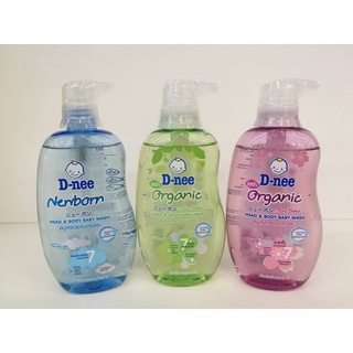 D-nee HEAD &amp; BODY BABY WASH (380 ML.) ดีนี่ เฮด แอนด์ บอดี้ เบบี้ วอช มี 3 สูตร