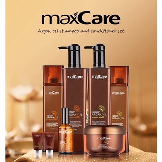 Maxcare ARGAN OIL แชมพู คอนดิชั่นเนอร์ ทรีทเม้น มาสค์