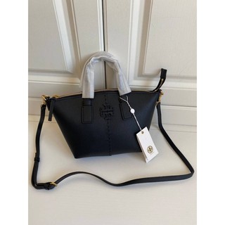 New Arrivals!!! Tory Burch Mcgraw Colorblock Mini Top Zip Satchel