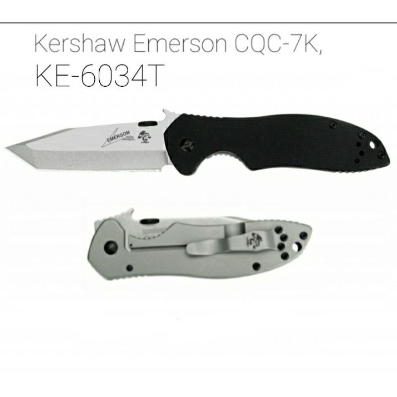 มีดพับ Kershaw Emerson CQC-7K, Tanto, 6034T
