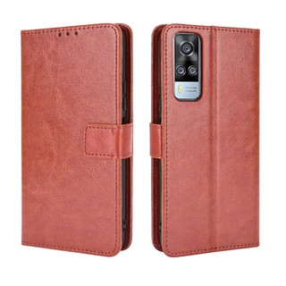 เคสสำ VIVO Y31 2021 Case Leather Flip Back Cover VIVO Y31 2021 VIVOY31 เคสฝาพับ มือถือแล