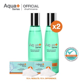 [AQUA9 ลด 130.-] AquaPlus Skin-Enhancing Water Essence 140 ml. &amp; Ultra-Fine Hydration Pads (จำนวน 2 ชุด)