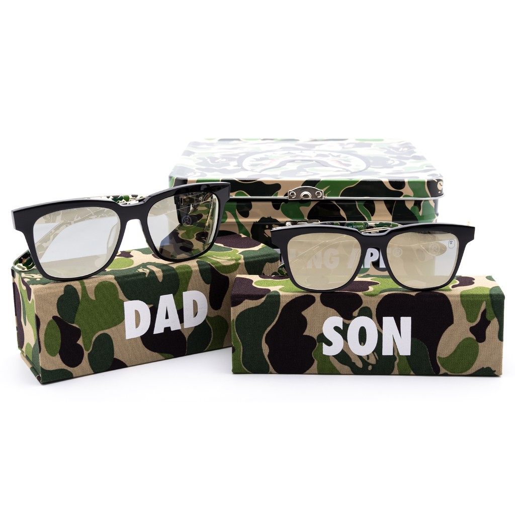 Special Collection แว่นตาคู่พ่อลูก  A BATHING APE BAPE รุ่น DAD&amp;SON CM