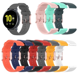 สายนาฬิกาข้อมือ ซิลิโคนนิ่ม กันน้ํา ทนทาน ขนาด 20 มม. 22 มม. สําหรับ Samsung Huawei Garmin Amazfit