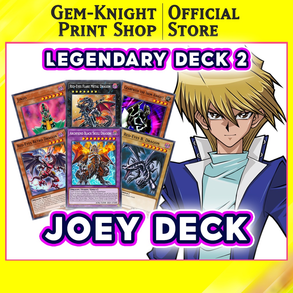 [การ์ดพิมพ์ลาย] Yugioh Deck - Legendary Deck II - Jonouchi Deck / Joey Deck