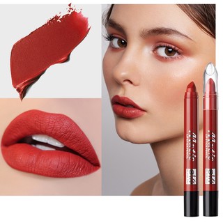 Matte Lip Gloss Easy to Paint Long-lasting Non-stick Cup Waterproof Moisturizing Sexy No.L549 เนื้อนุ่มไว้ในแท่งเดียว...