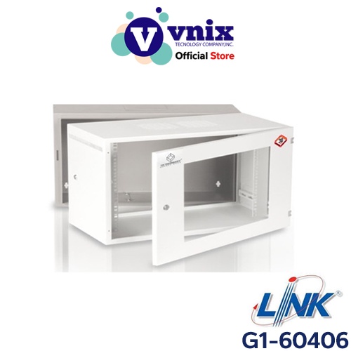 Link รุ่น G1-60406 ตู้แร็ค Wall Rack 6U ขนาด 60x40x32cm