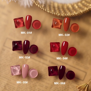 wenails- สีเจล สีเจลทาเล็บ สีทาเล็บเจล ยาทาเล็บเจล ASขวดดำ MK