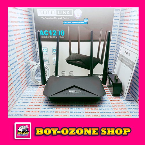 TOTOLINK A3002RU VER.2 AC1200 Wireless Dual Band Gigabit Router