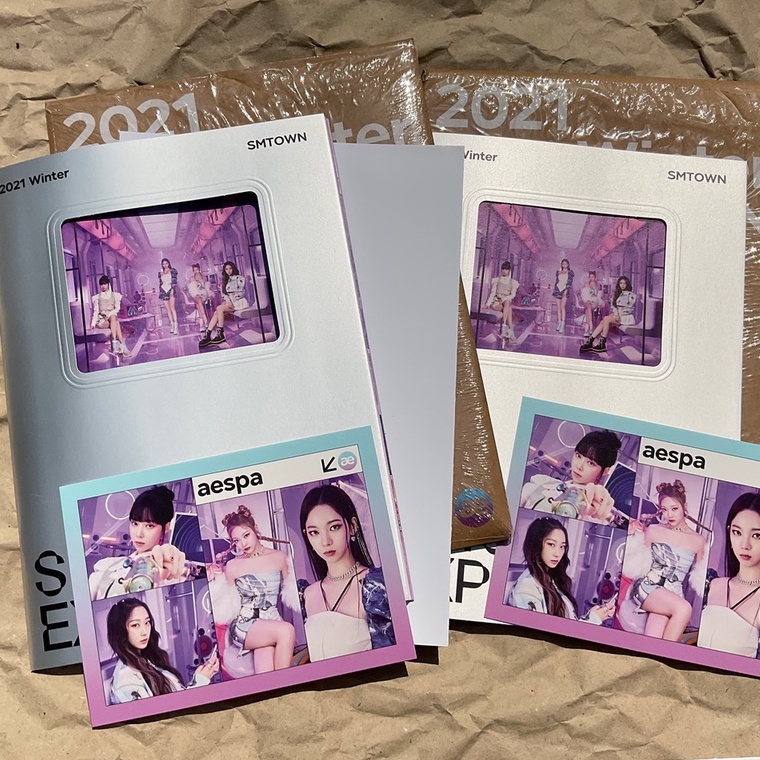 [ของแท้/ พร้อมส่ง] Album aespa Winter SMTOWN SMCU EXPRESS อัลบั้ม การ์ดเอสป้า