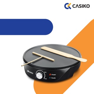 CASIKO เครื่องทำแพนเค้ก เครื่องทำเครป รุ่น CK-5010A ขนาดเตา 12 นิ้ว แถมไม้พายในกล่อง เครป แพนเค้ก โตเกียว CK 5010A