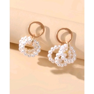 ต่างหู earring new with tag ตุ้มหูมุก