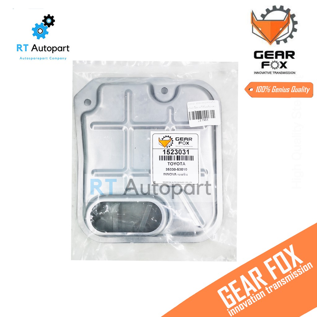 Gearfox กรองเกียร์ ออโต้ Toyota Innova TGN40 ปี04-14 Vigo เบนซิน ปี03-07 / กรองเกียร์ / 35330-53010 