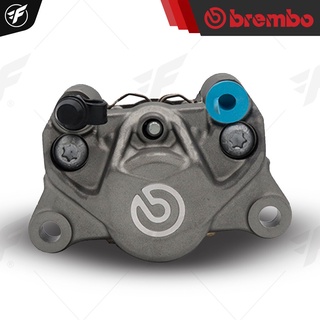 ปั๊มเบรคล่าง Brembo 2POT 84 mm. (ปักข้างเทา โลโก้ใหญ่)