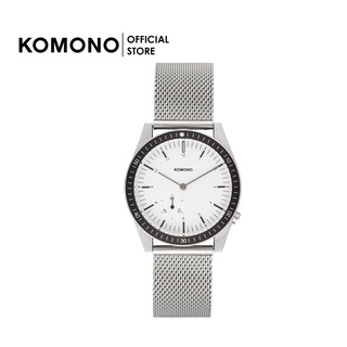 KOMONO Watch Ray Legacy Mesh Silver นาฬิกาผู้ชาย สายโลหะ ทางการ