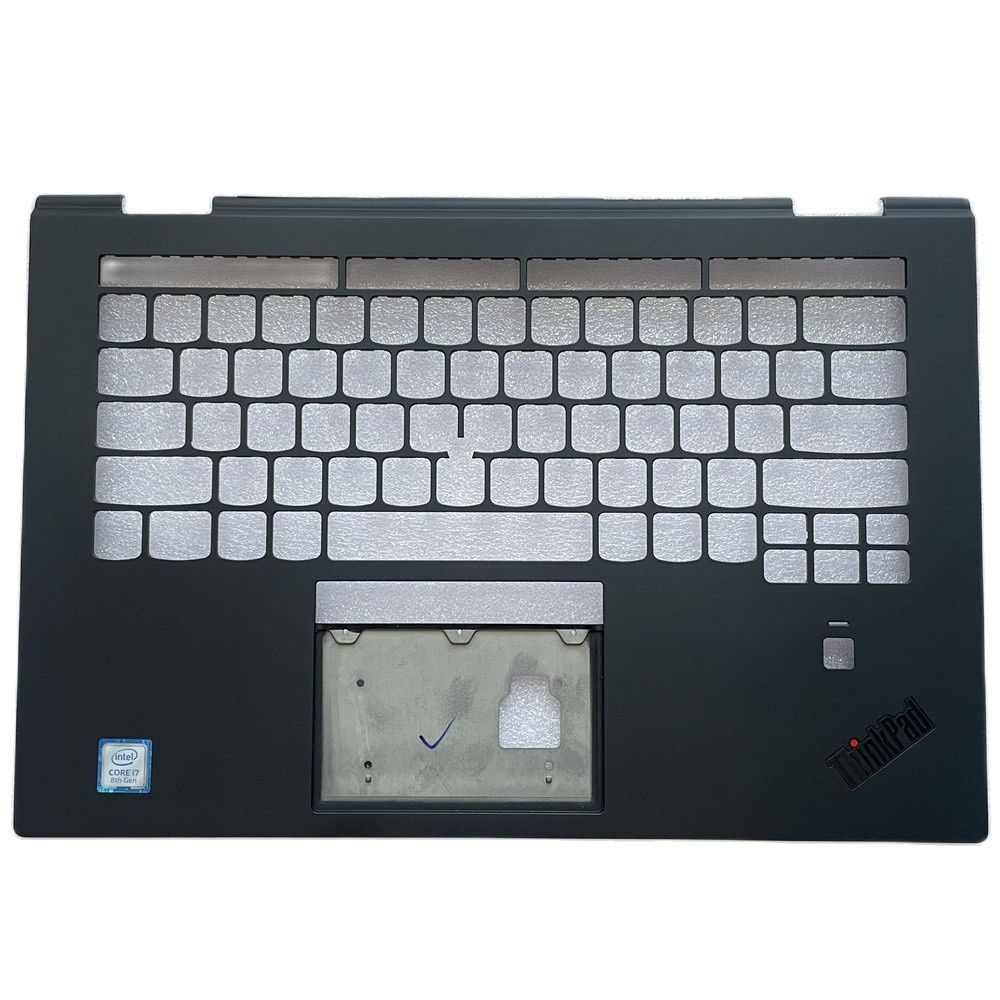 แล็ปท็อปใหม่สําหรับ Lenovo ThinkPad X1 โยคะ 3rd Palmrest คีย์บอร์ดขอบ C ฝาครอบสีดํา 01LX788 01LX868 