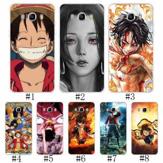 tpu เคสโทรศัพท์ซิลิโคนลาย one piece สําหรับ samsung galaxy j 3 j5 j 7 2015 2016