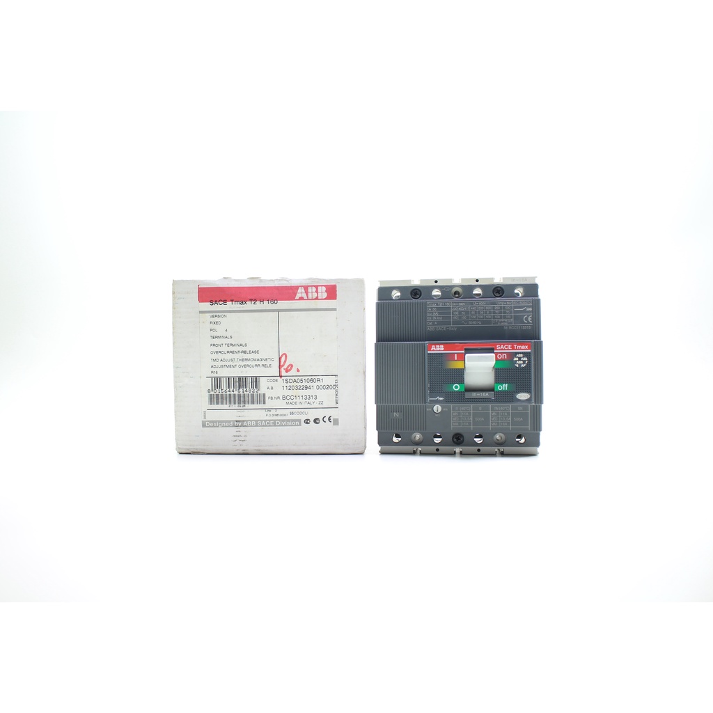 ABBเซอร์กิต เบรกเกอร์  TMAX T2H 160 ABB MCCB 1SDA051060R1 เซอร์กิต เบรกเกอร์ MCCB TMAX T2S 160 4P 16