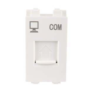 เต้ารับคอมพิวเตอร์ EVE CAT5 523336 สีขาว COMPUTER SOCKETS เต้ารับสายไฟ