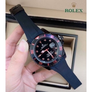 ินาฬิกา ROLEX ส่งฟรีไม่มีขั้นต่ำ ⏰ - นาฬิกาสายซิลิโคน - วงในใช้งานได้ - มีช่องบอกวันที่ - ขนาดหน้าปัด 40 mm🎉