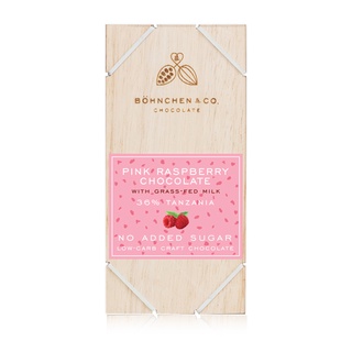 Böhnchen &amp; Co. 36% White Chocolate Freeze dried Raspberry / ไวท์ช็อกโกแลต แรสเบอรี่