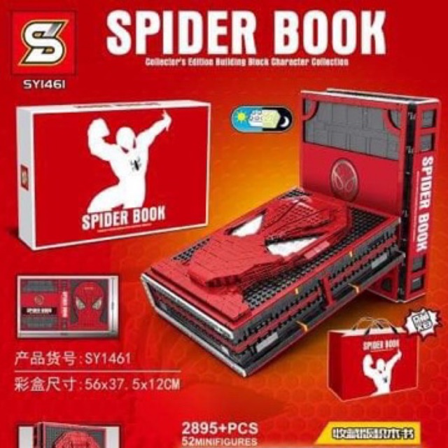LEGO Spider Book Sy1461 đi kèm với 52 mini‑figurine Spider, được giao trong Spider Book nhé!! Nếu không mua sẽ là mất cơ hội.
