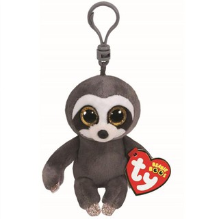 TY ตุ๊กตา ทีวาย Beanie Boos DANGLER - grey sloth clip