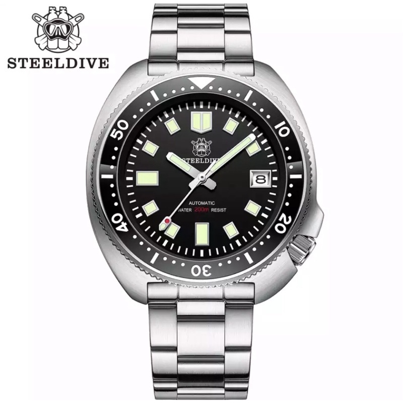 SteelDive SD1970 Diving 200 m. Water Resist