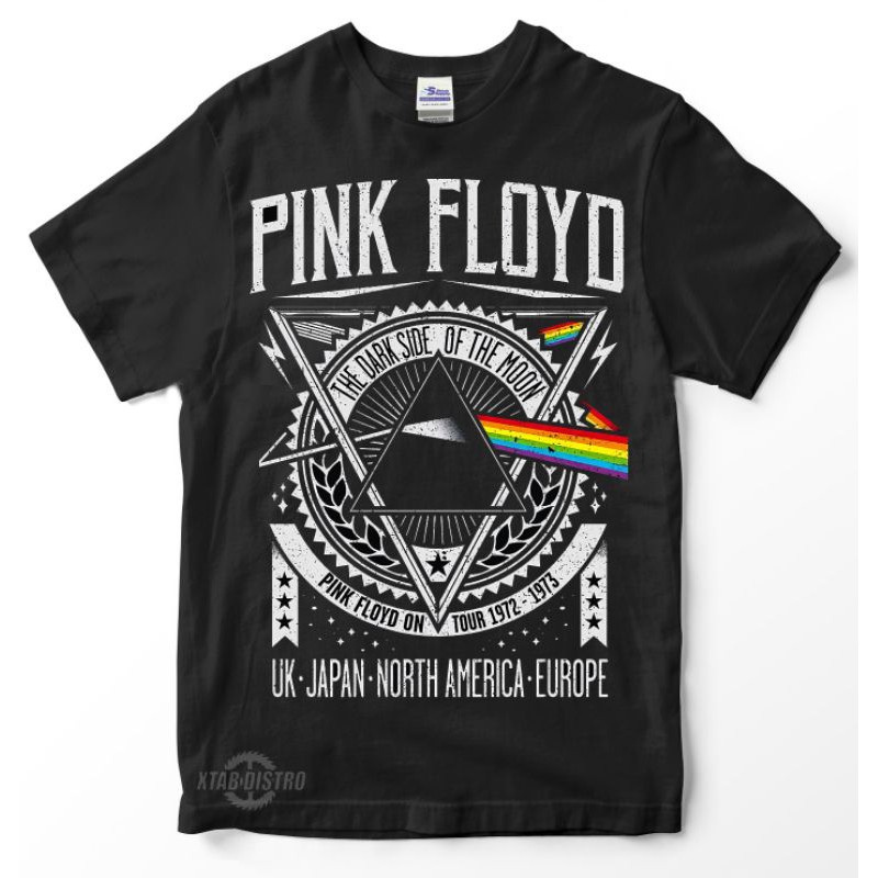 เสื้อยืด / เสื้อยืดพรีเมี่ยม PINK FLOYD - UK JAPAN EUROPE / vintage / เสื้อยืดโอเวอร์ไซส์ / เสื้อยืดวง / ร็อค