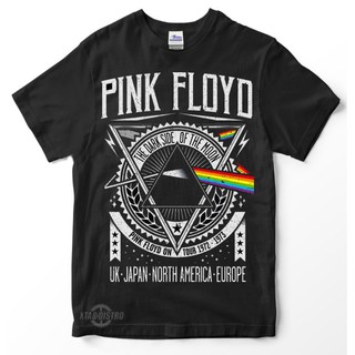 Kaos เสื้อยืด พรีเมี่ยม สีชมพู FLOYD - UK JAPAN EUROPE สไตล์วินเทจ โอเวอร์ไซซ์