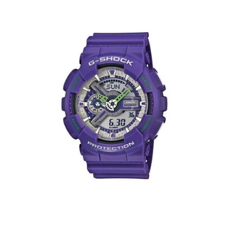 CASIO G-Shock นาฬิกาข้อมือผู้ชาย สีม่วง สายเรซิ่น รุ่น GA-110DN-6ADR