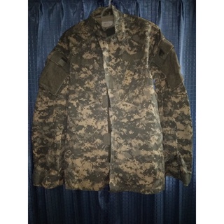 เสื้อทหาร US ARMY ขนาด SMALL LONG ลายพรางดิจิตอล ACU COAT ARMY COMBAT เสื้อทหารอเมริกา เสื้อสงคราม สภาพผ้าสวยงาม 90%